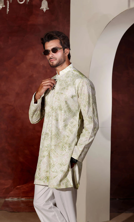 Desginer Short Kurta Trouser