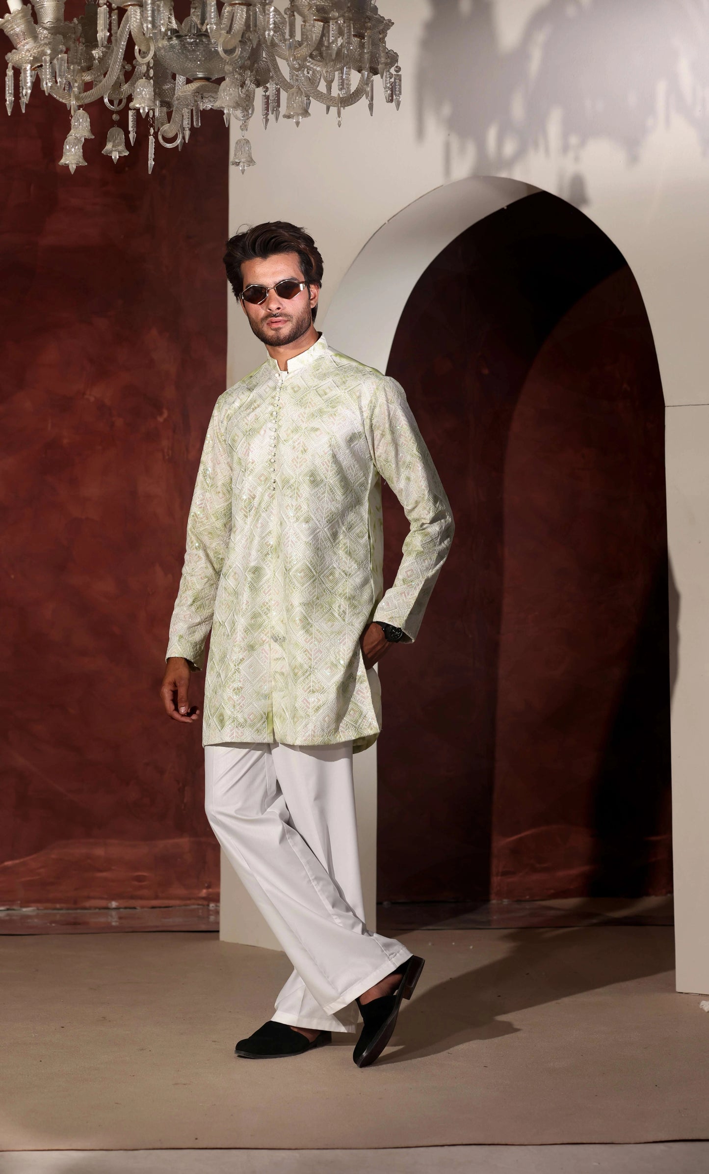 Desginer Short Kurta Trouser