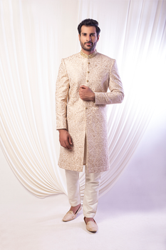 MC 609 Sherwani For Groom - Mashal Couture