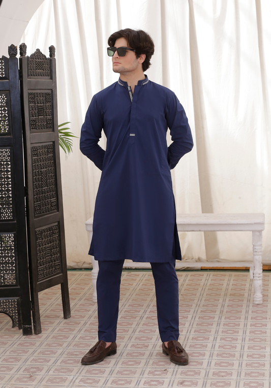 MC 20 Navy Kurta Trouser