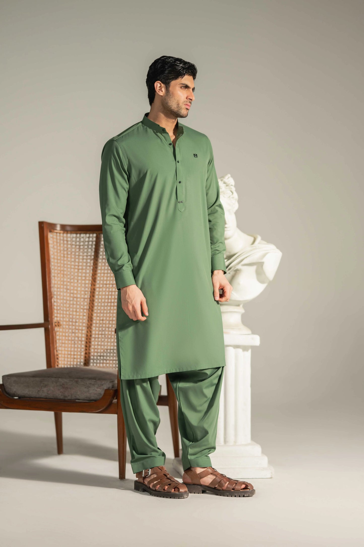 Rare Celadon Kameez Shalwar