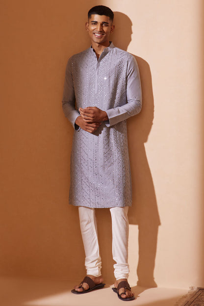 MC KP 15 Sky Kurta Pajama - Mashal Couture