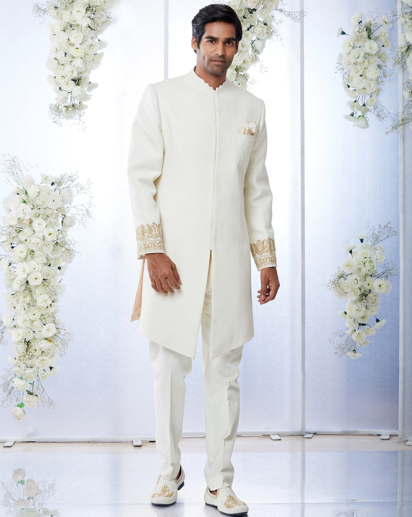 MC 538 Sherwani Dulha - Mashal Couture