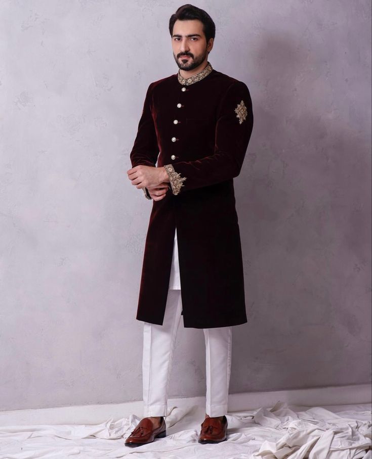 MC 544 Sherwani Design – Mashal Couture