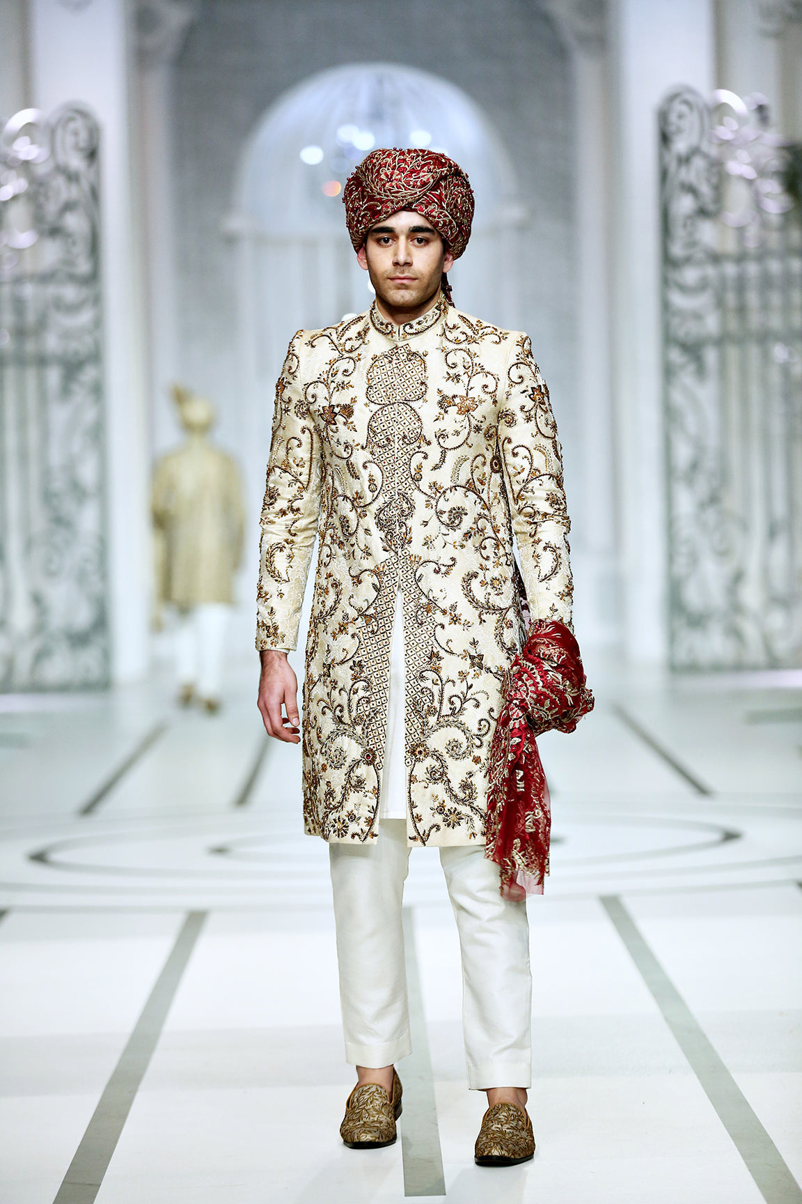 MC 556 Wedding Sherwani Men - Mashal Couture