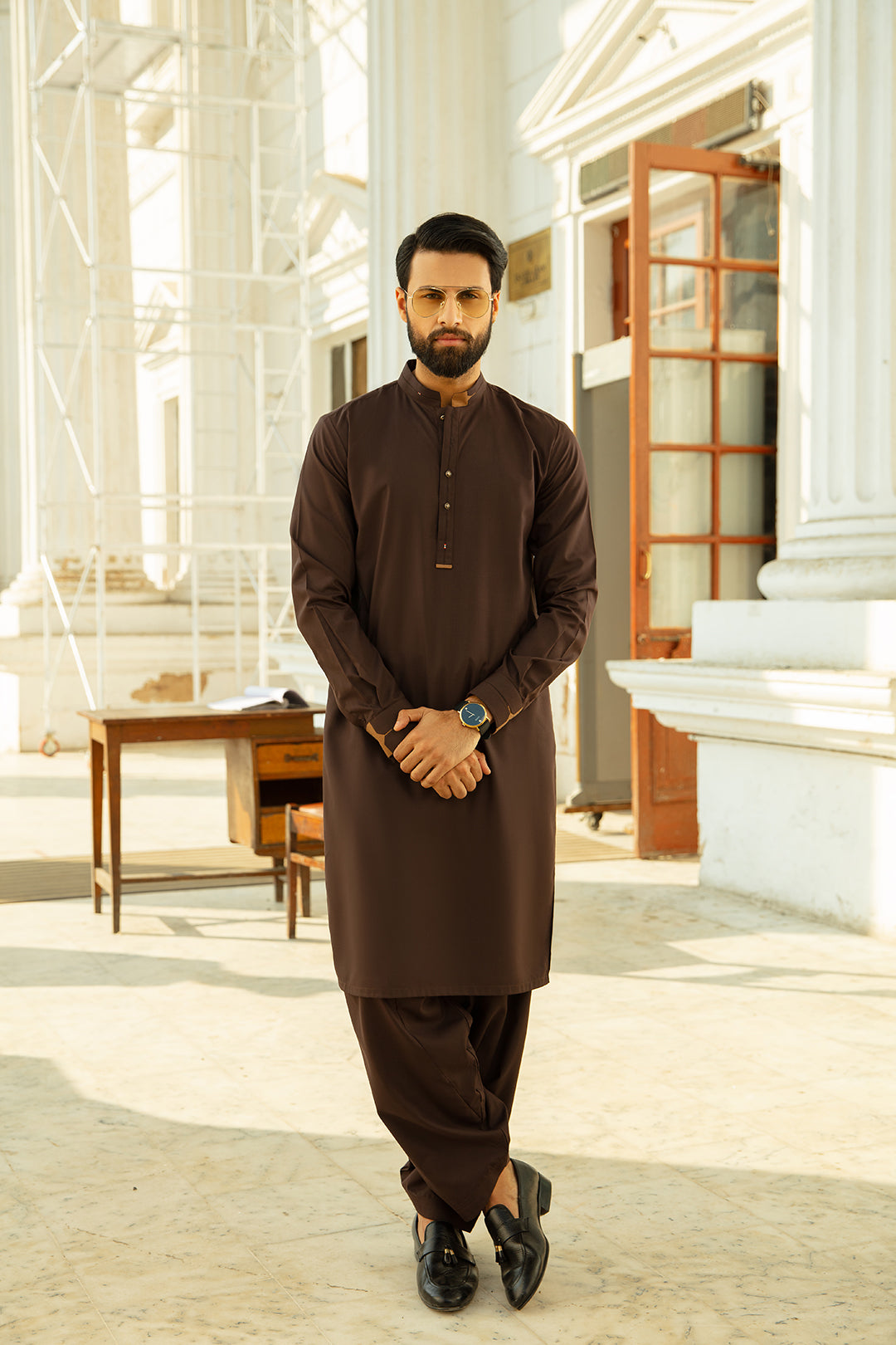 MC 77 Shalwar Kameez Men's - Mashal Couture