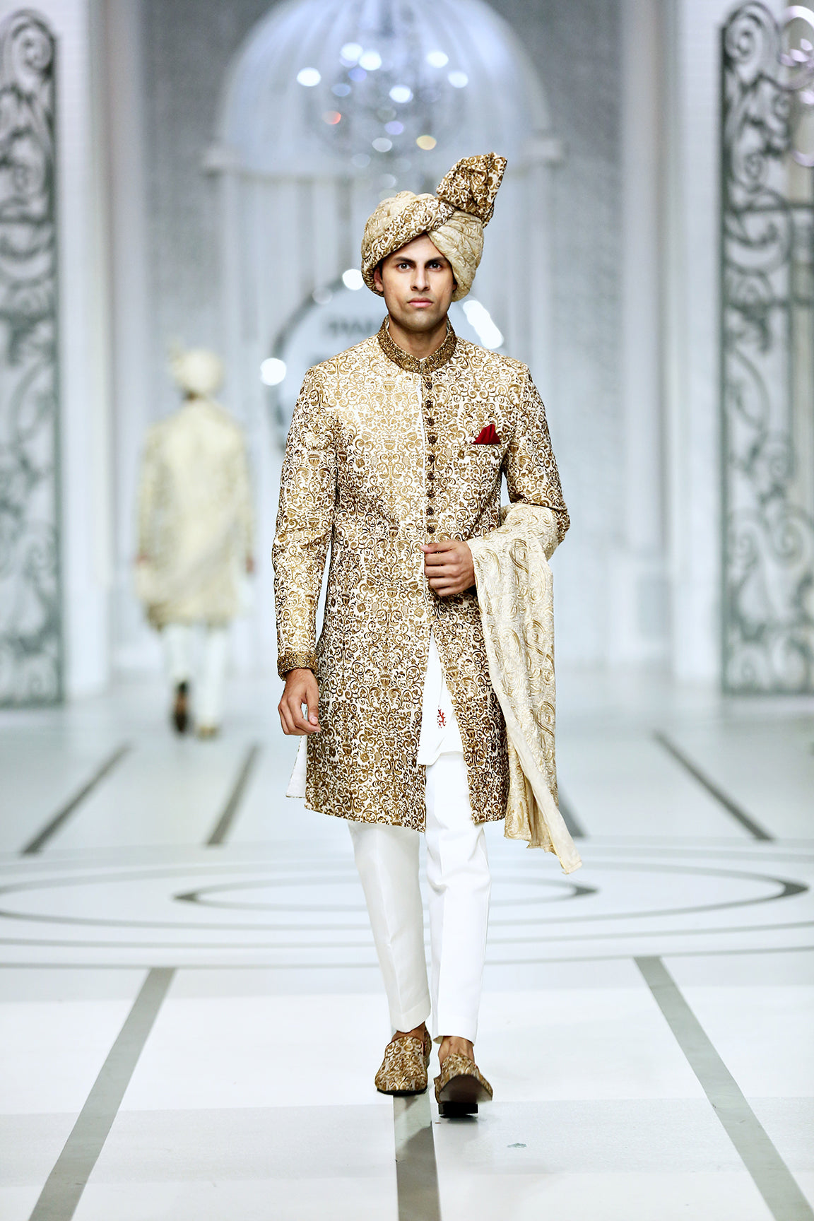 MC 555 Sherwani Men's Wear - Mashal Couture
