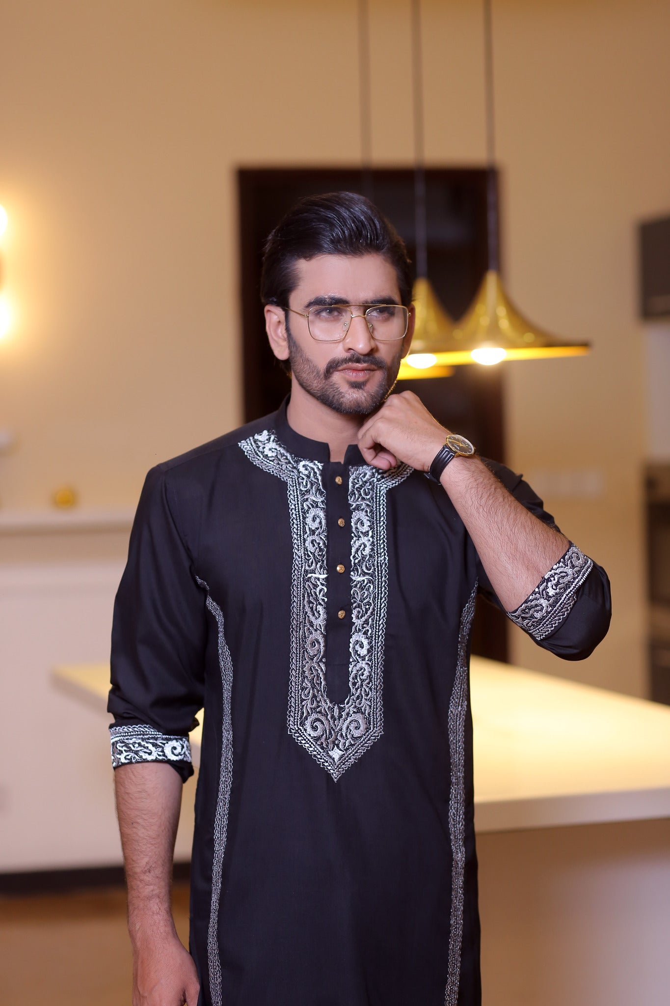 CK 18 Chikan Kurta - Mashal Couture