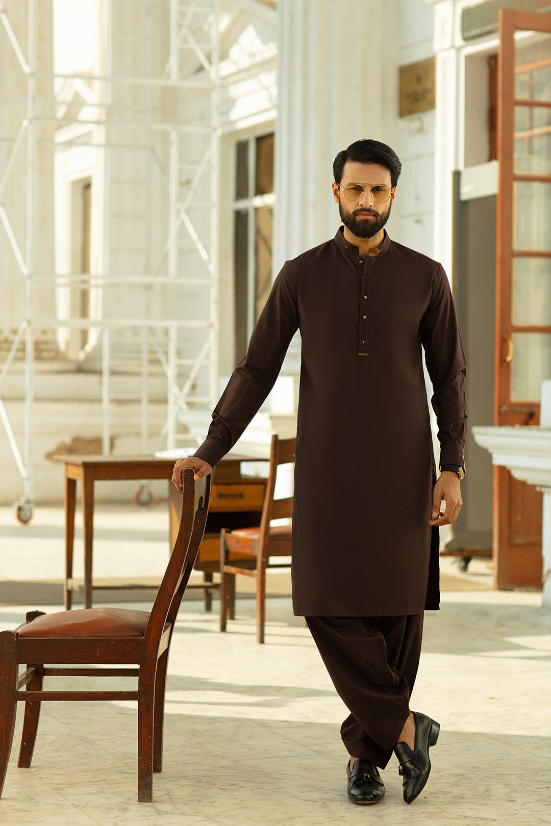 MC 77 Shalwar Kameez Men's - Mashal Couture