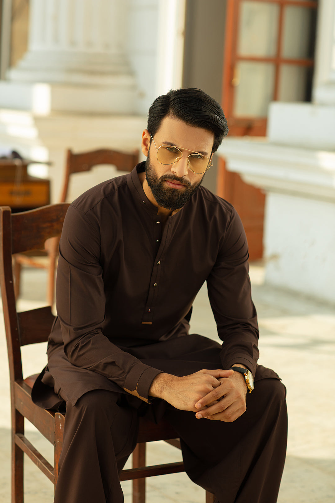 MC 77 Shalwar Kameez Men's - Mashal Couture