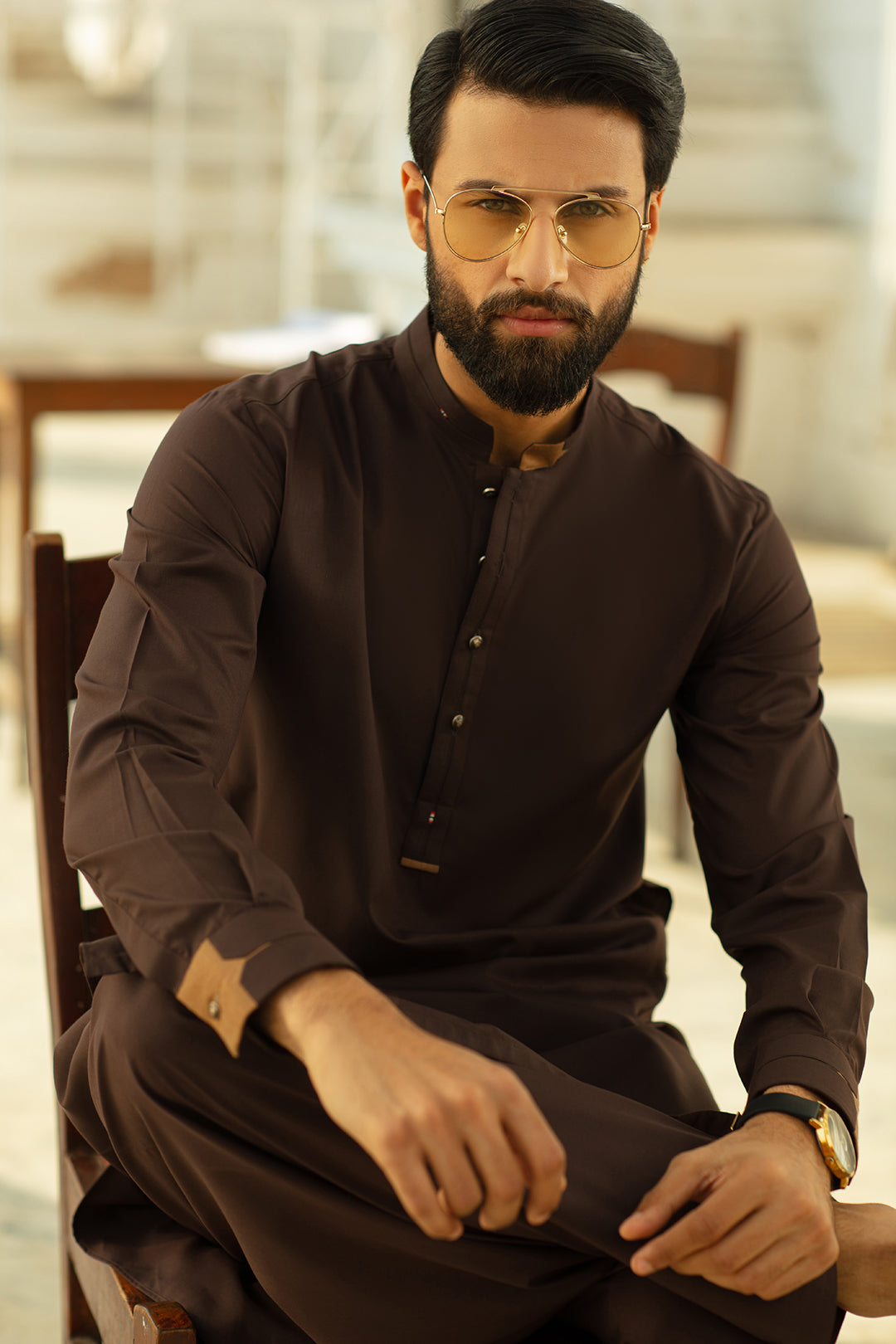 MC 77 Shalwar Kameez Men's - Mashal Couture