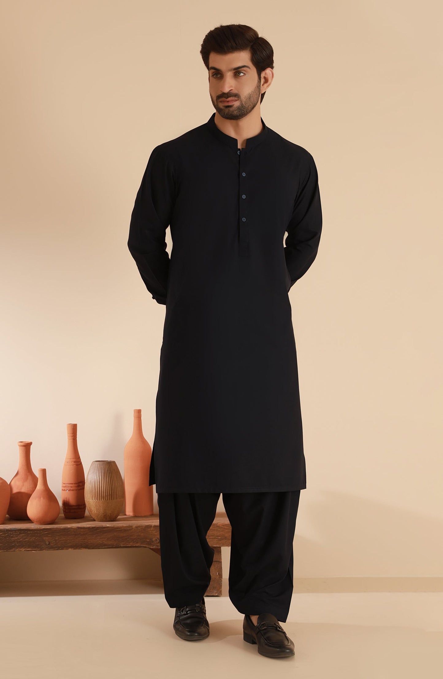 MC KS 55 Kameez Shalwar For Mens - Mashal Couture