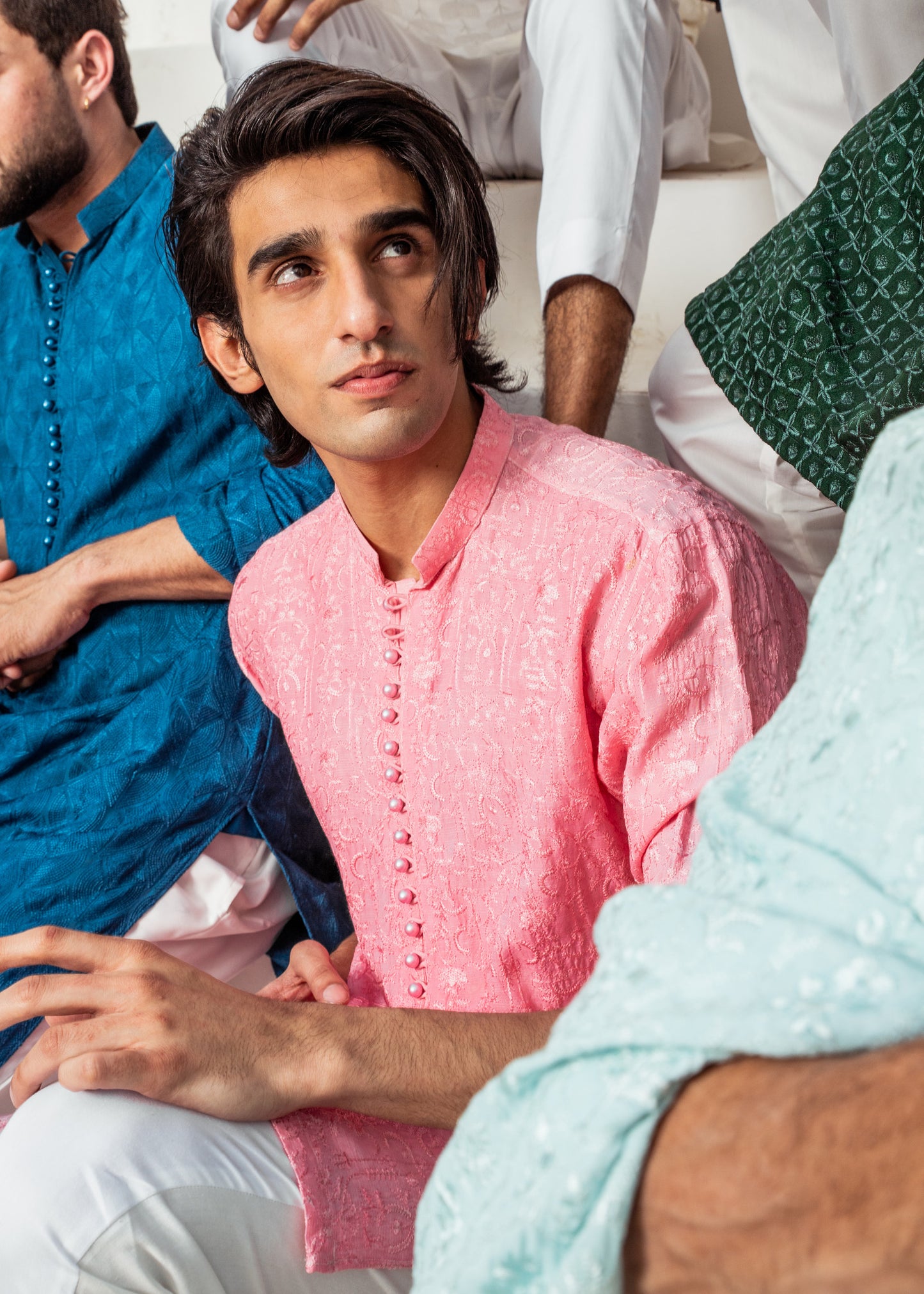 CK 07 Chikankari Men's Pajama Kurta - Mashal Couture