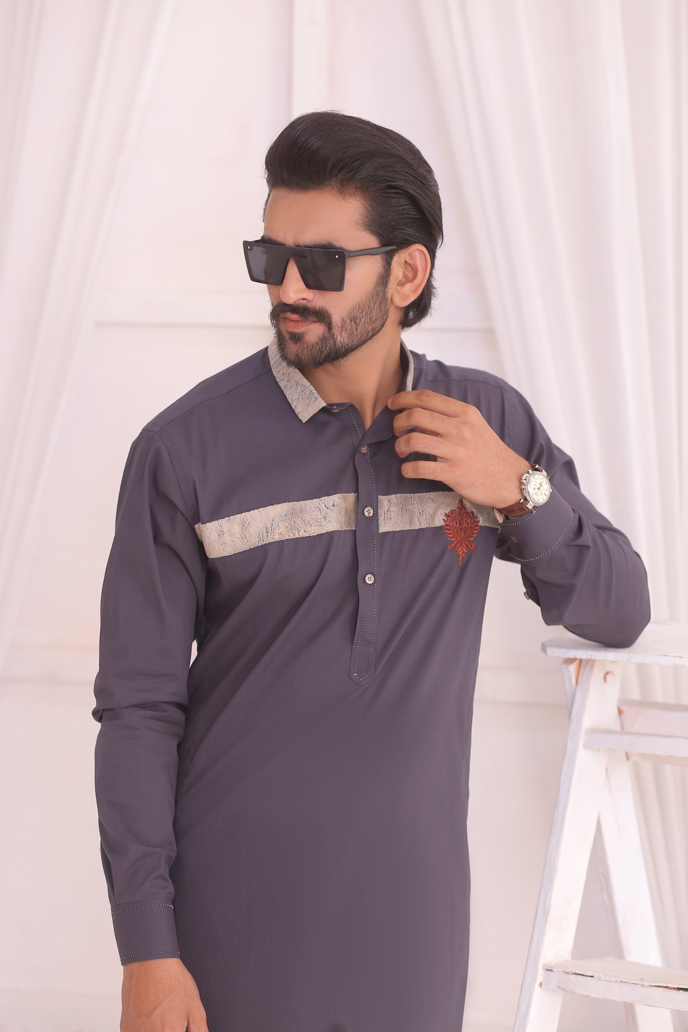 MC 73 Salwar Kameez - Mashal Couture