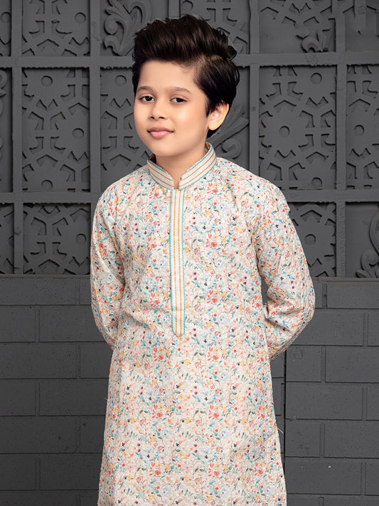 MC KW 10 Kids Waist Coat With Kurta Pajama - Mashal Couture