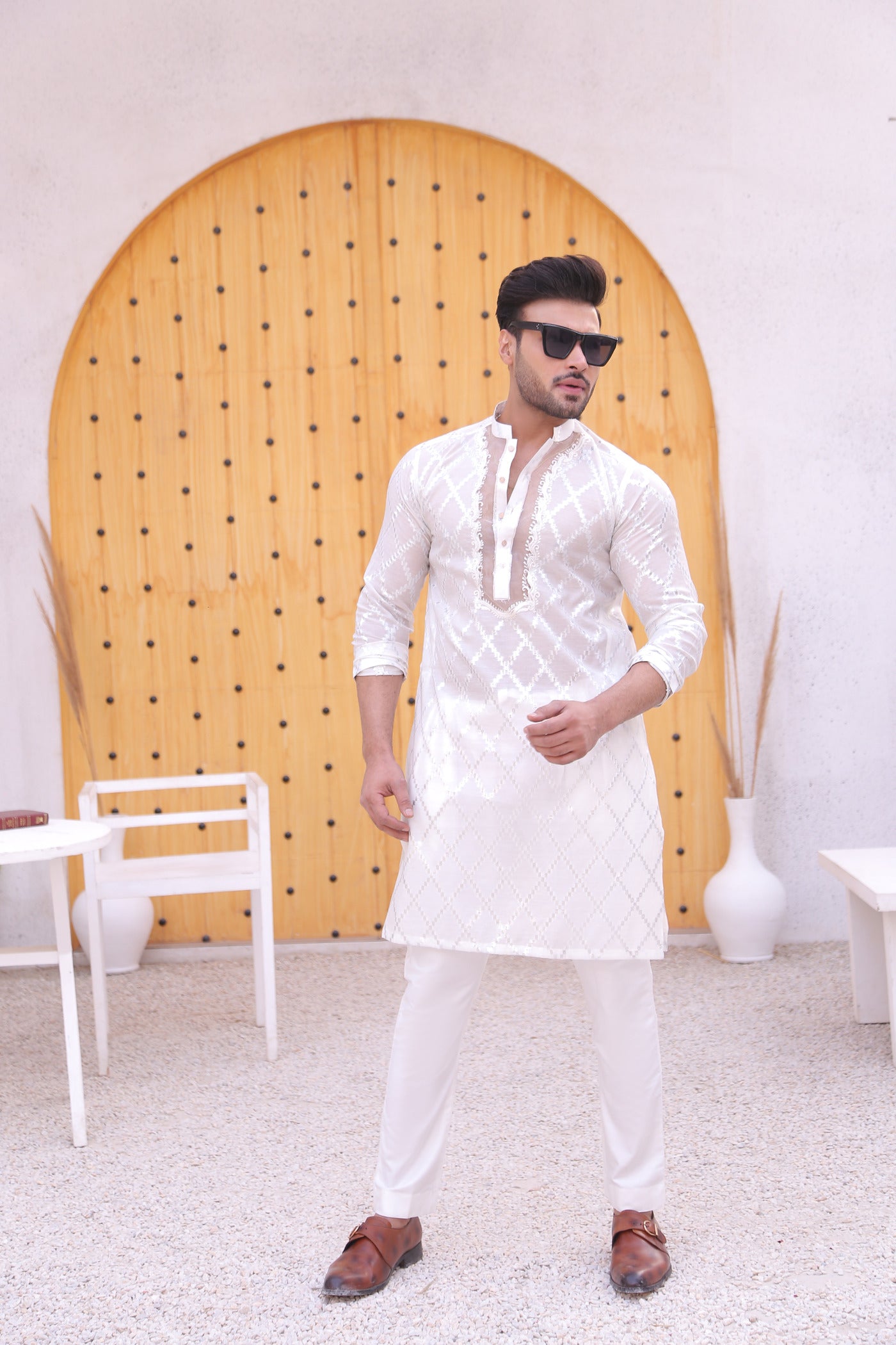 MC 09 Mirror Work Kurta Designs - Mashal Couture