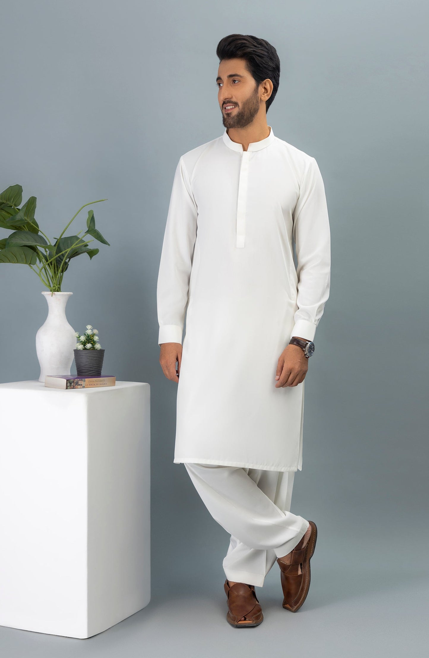 MC KS 66 Kameez Shalwar Gents - Mashal Couture