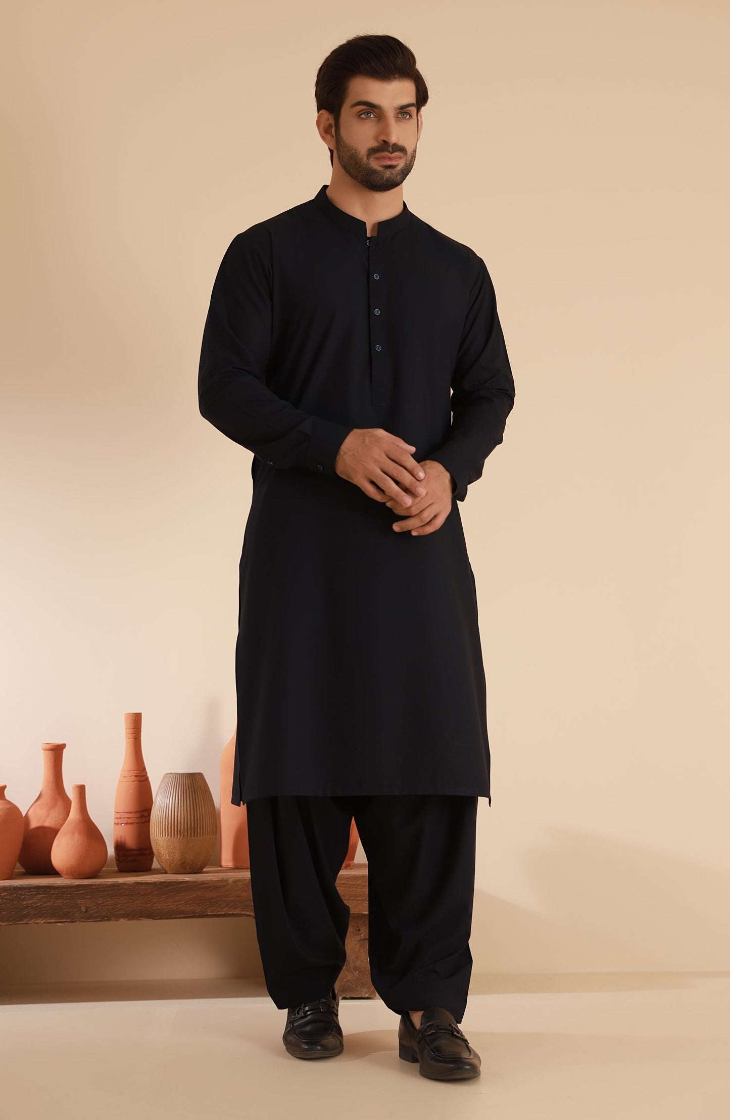 MC KS 55 Kameez Shalwar For Mens - Mashal Couture