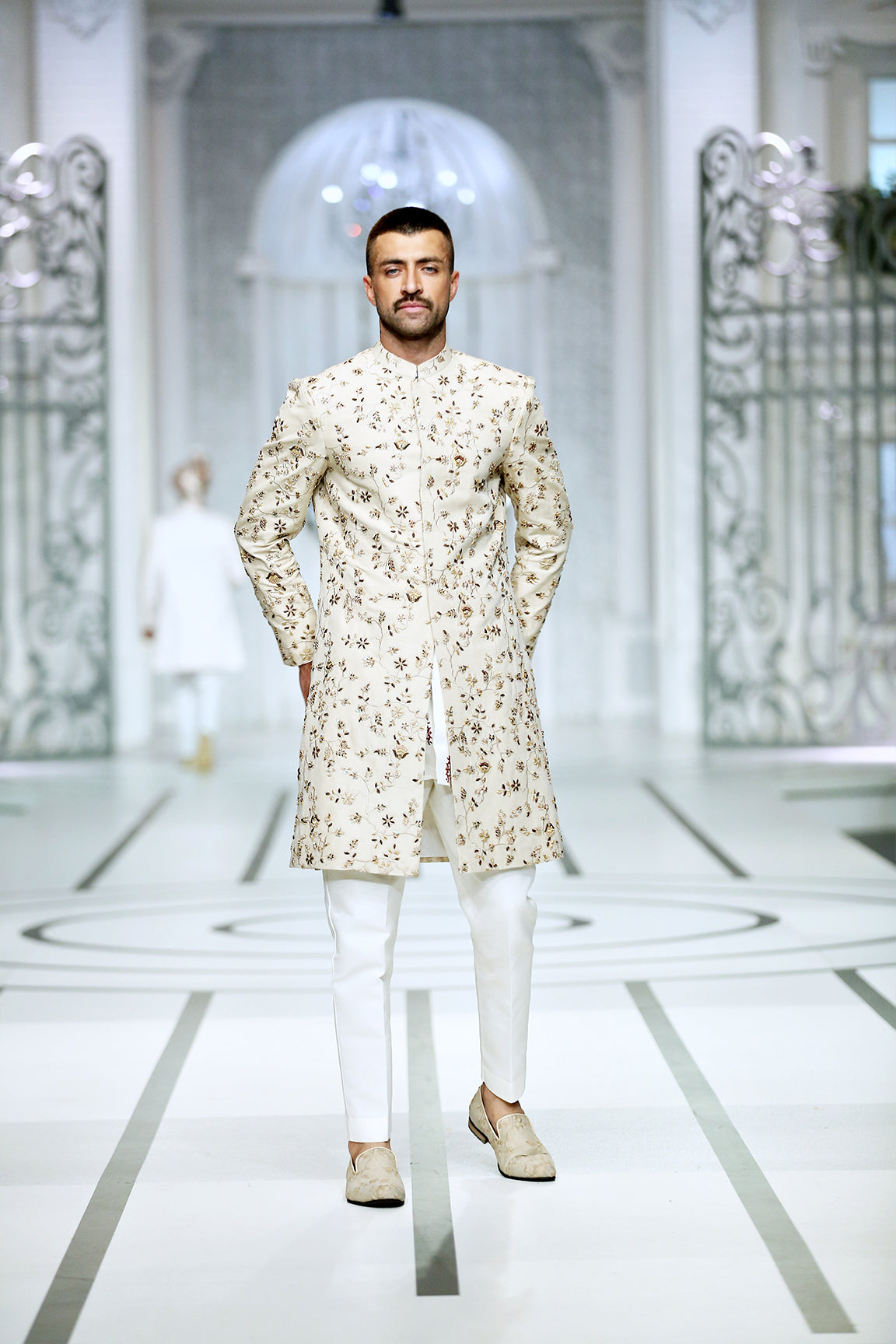 MC 559 Sherwani Men Wedding - Mashal Couture