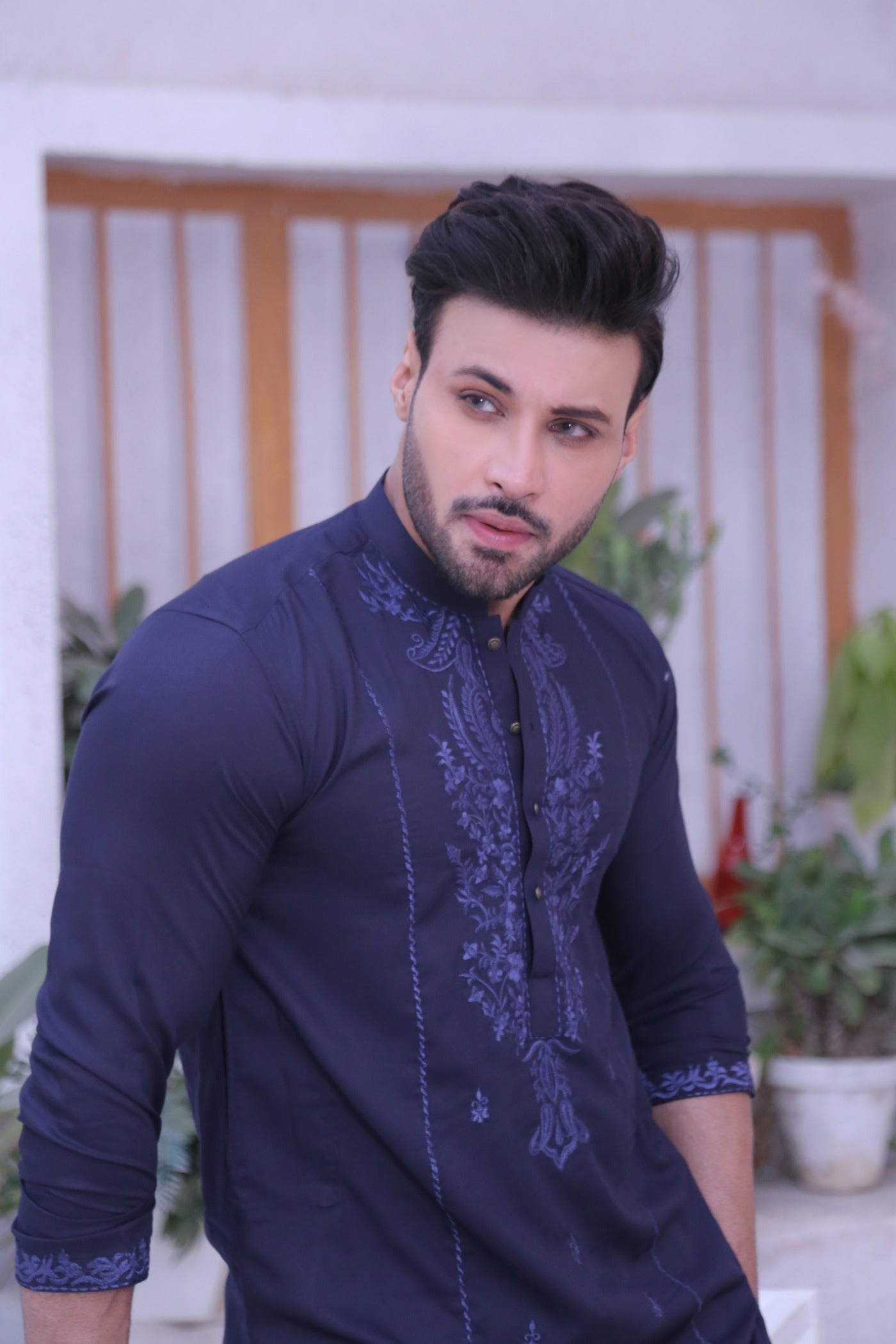 CK 02 Chikankari Kurta For Men - Mashal Couture