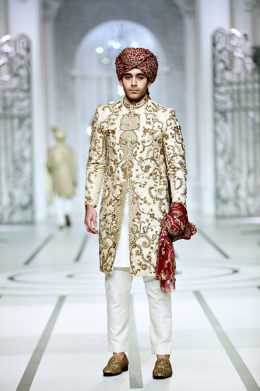 MC 556 Wedding Sherwani Men - Mashal Couture