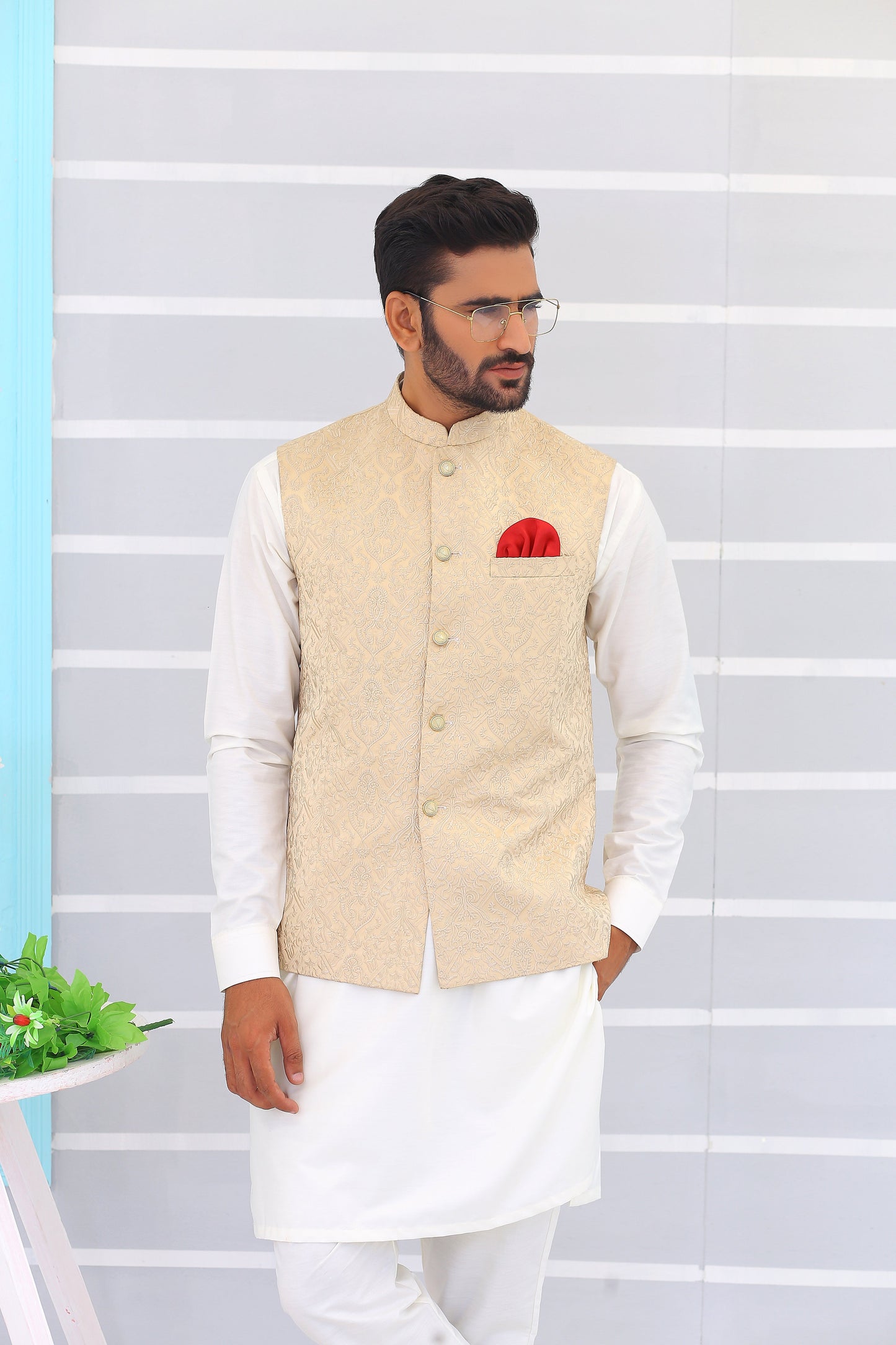 MC Waist Coat For Mehndi - Mashal Couture