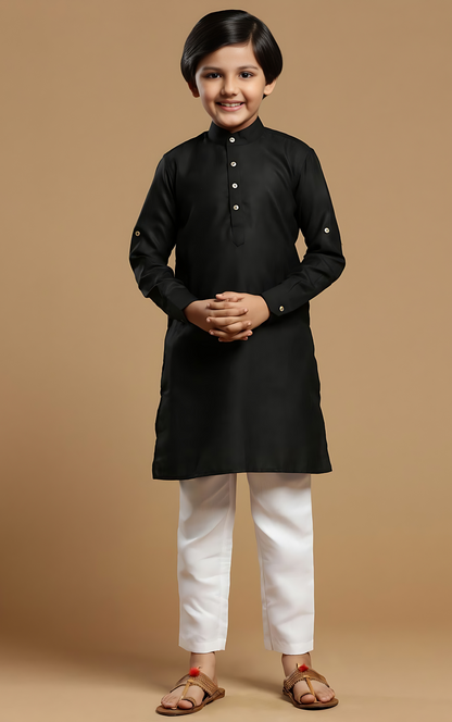 MC FS 05 Raw Silk Kurta Pajama - Mashal Couture