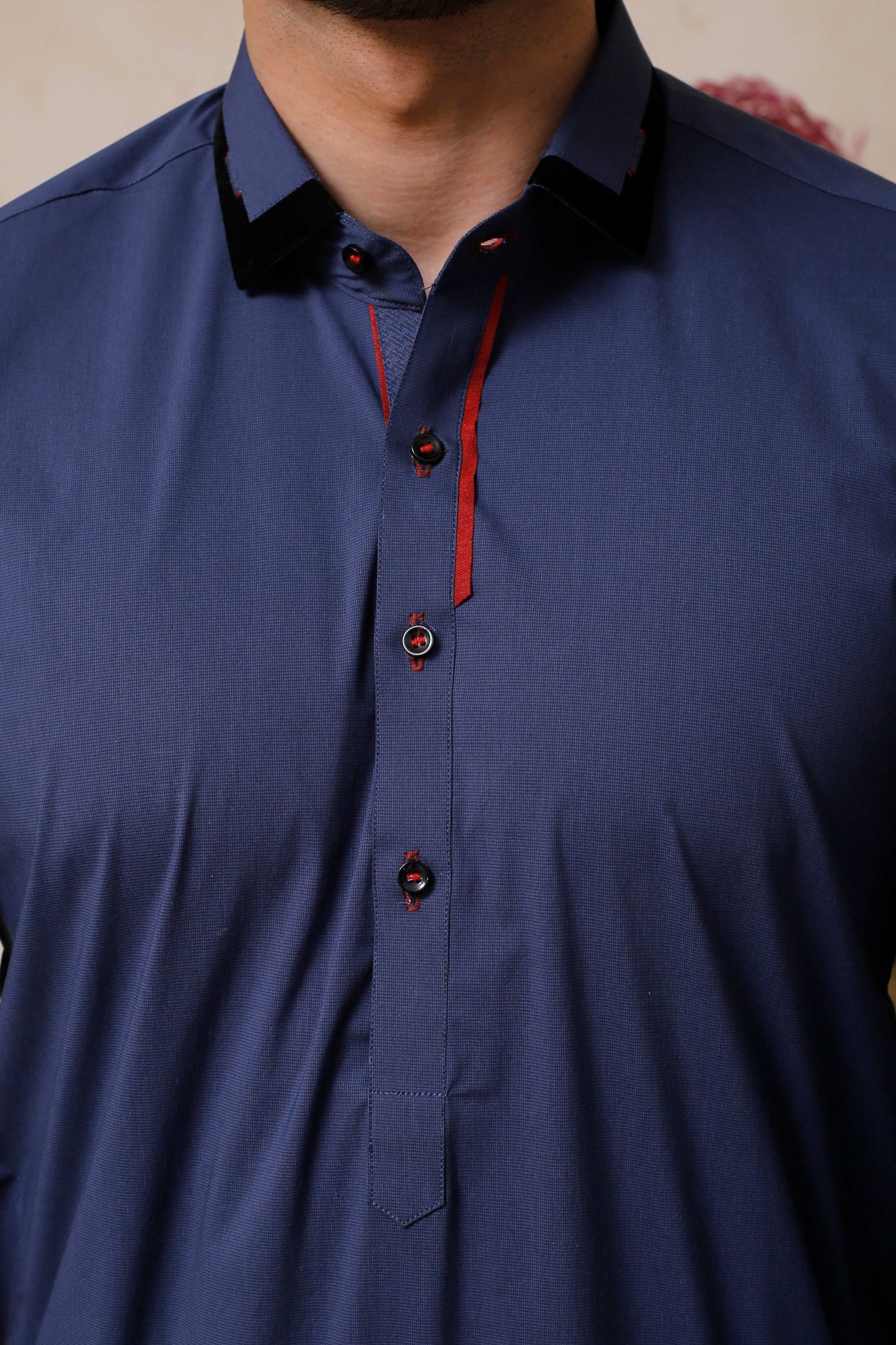 Mid Blue Shalwar Kameez