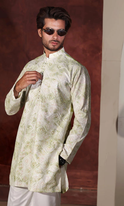 Desginer Short Kurta Trouser