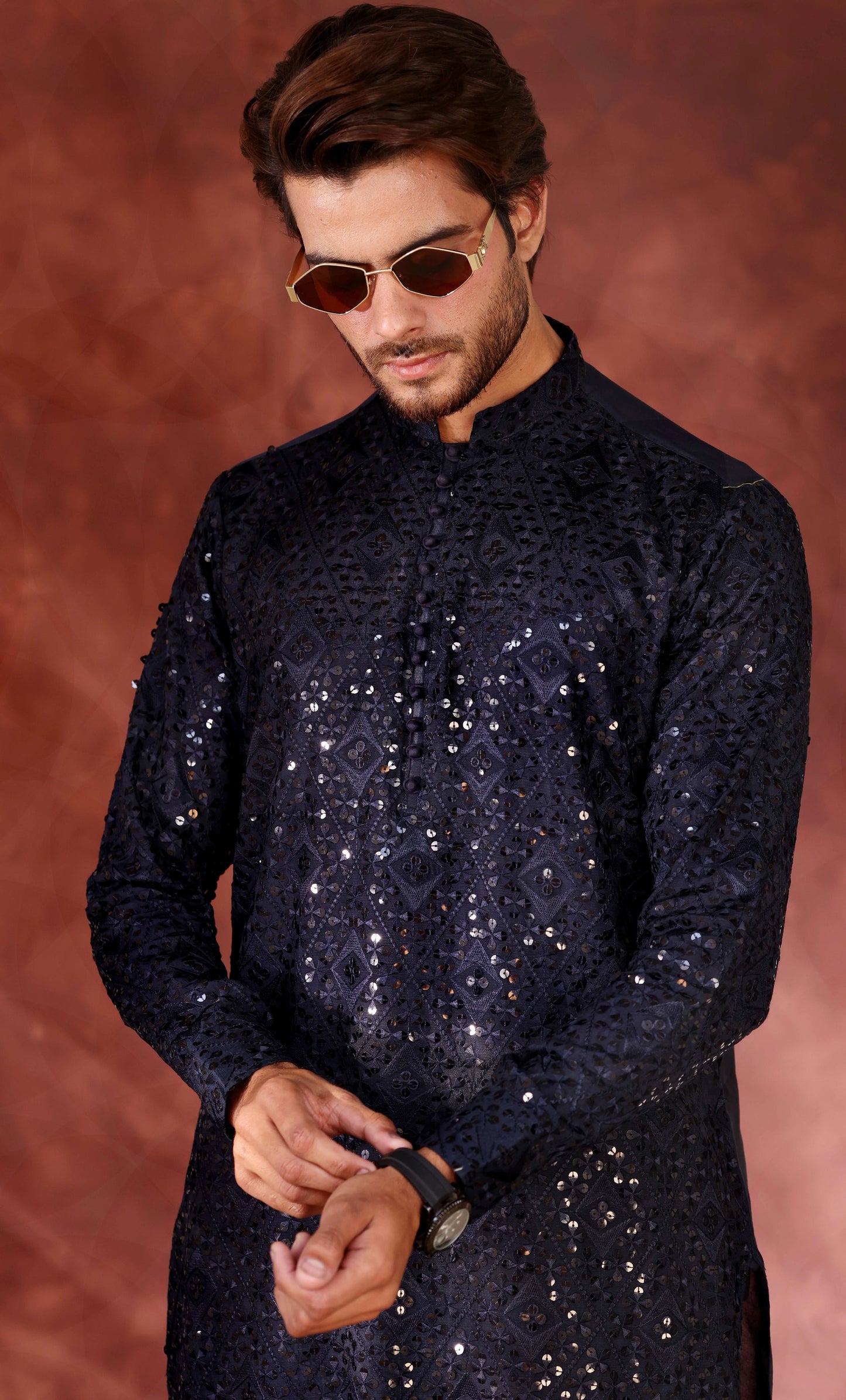 Sequnce Work Kurta Trouser