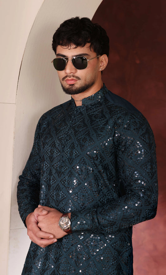 Zinc Emb Kurta Trouser