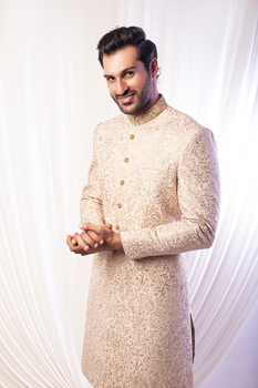 MC 609 Sherwani For Groom - Mashal Couture