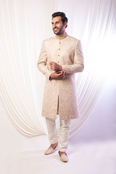 MC 609 Sherwani For Groom - Mashal Couture