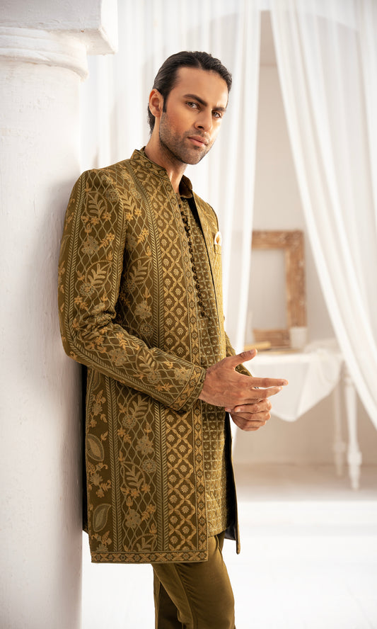 MC 198 Prince Coat For Wedding - Mashal Couture