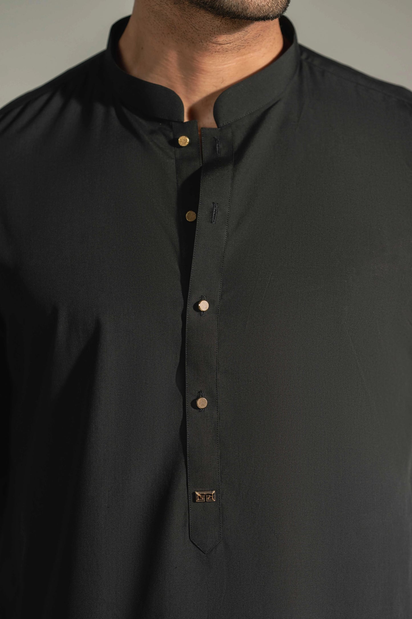 Rare Ebony Black Kameez Shalwar