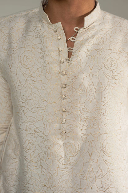 Rare Alabaster Kurta With Pajama