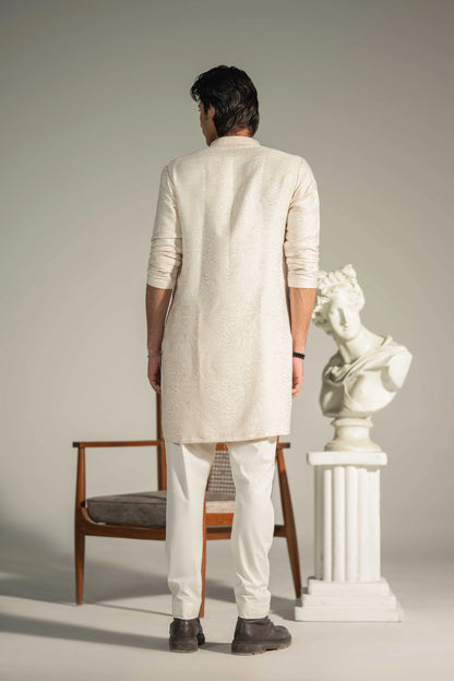 Rare Alabaster Kurta With Pajama