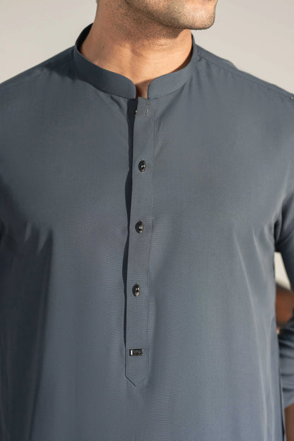 Rare Grey Kameez Shalwar
