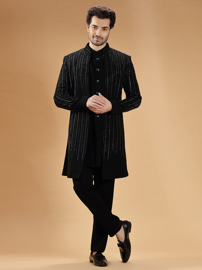 MC 542 Pakistani Sherwani - Mashal Couture