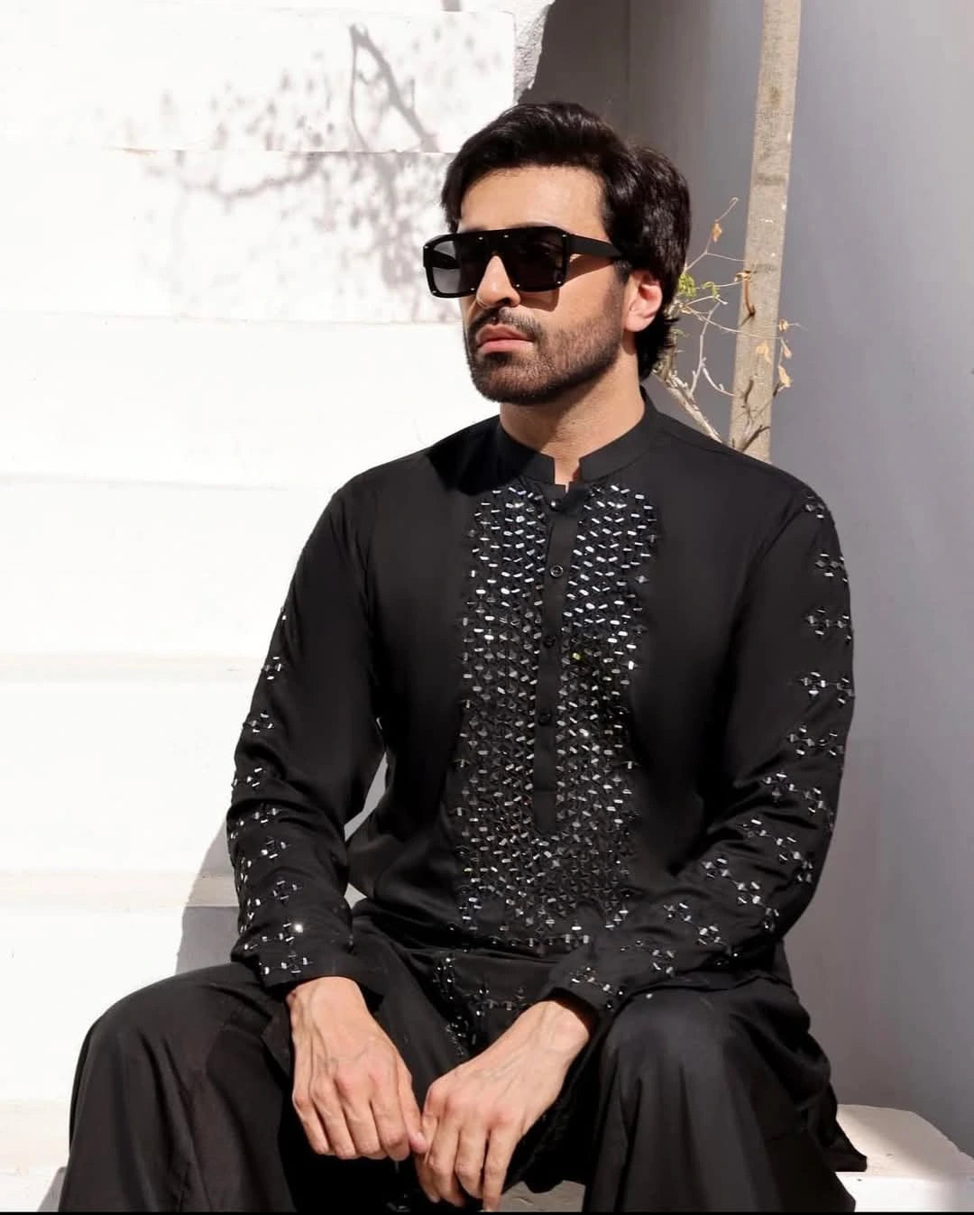 Black Mirror Work Kurta