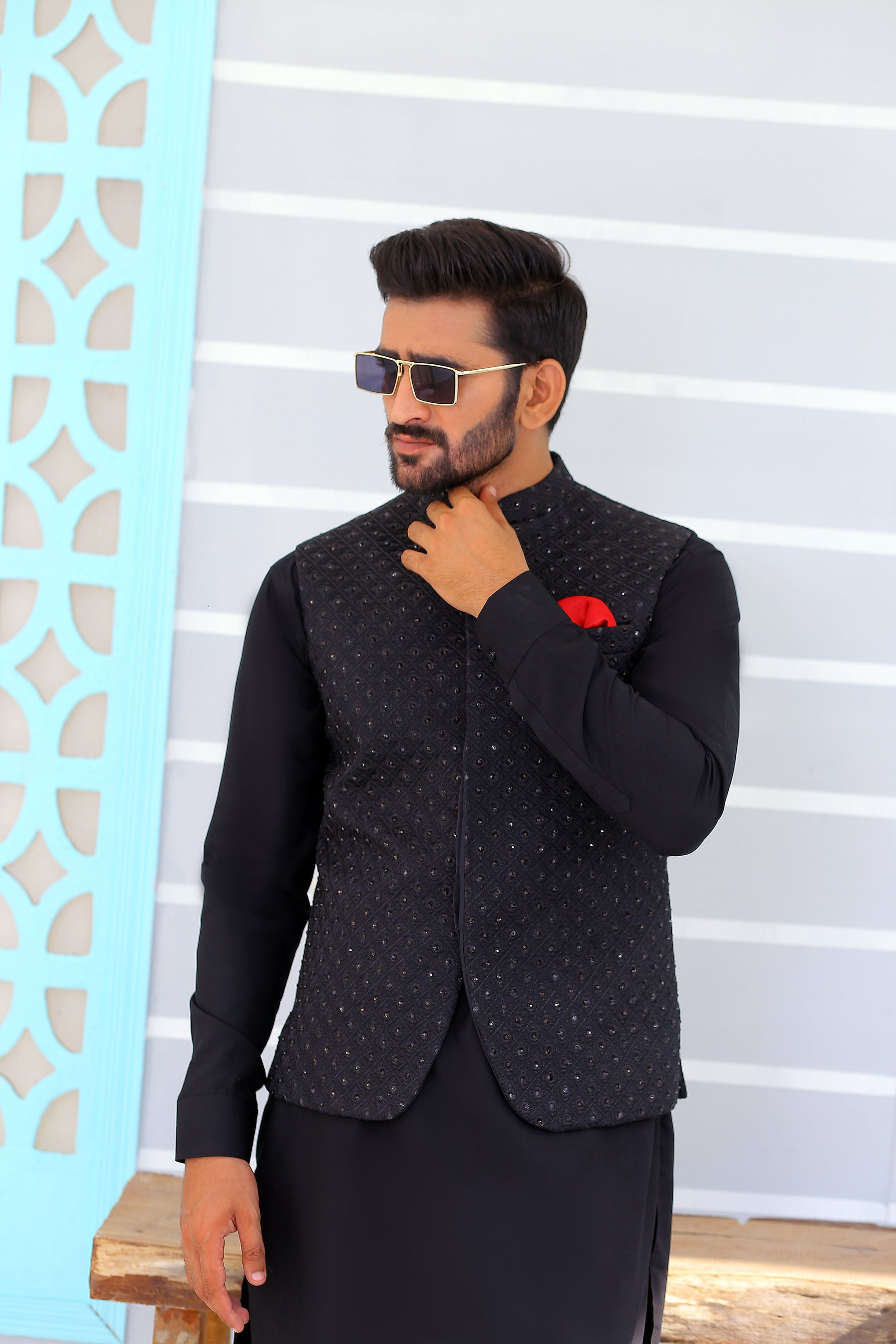 Black Stone waistcoats wedding