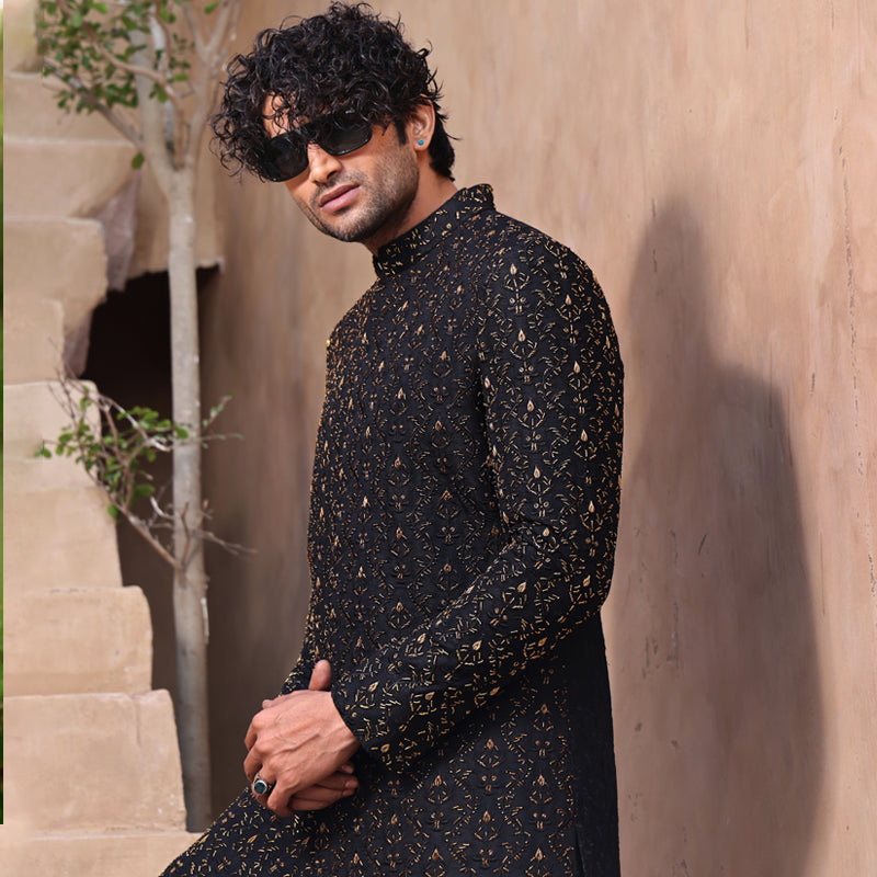 MC 549 Sherwani Dulha - Mashal Couture