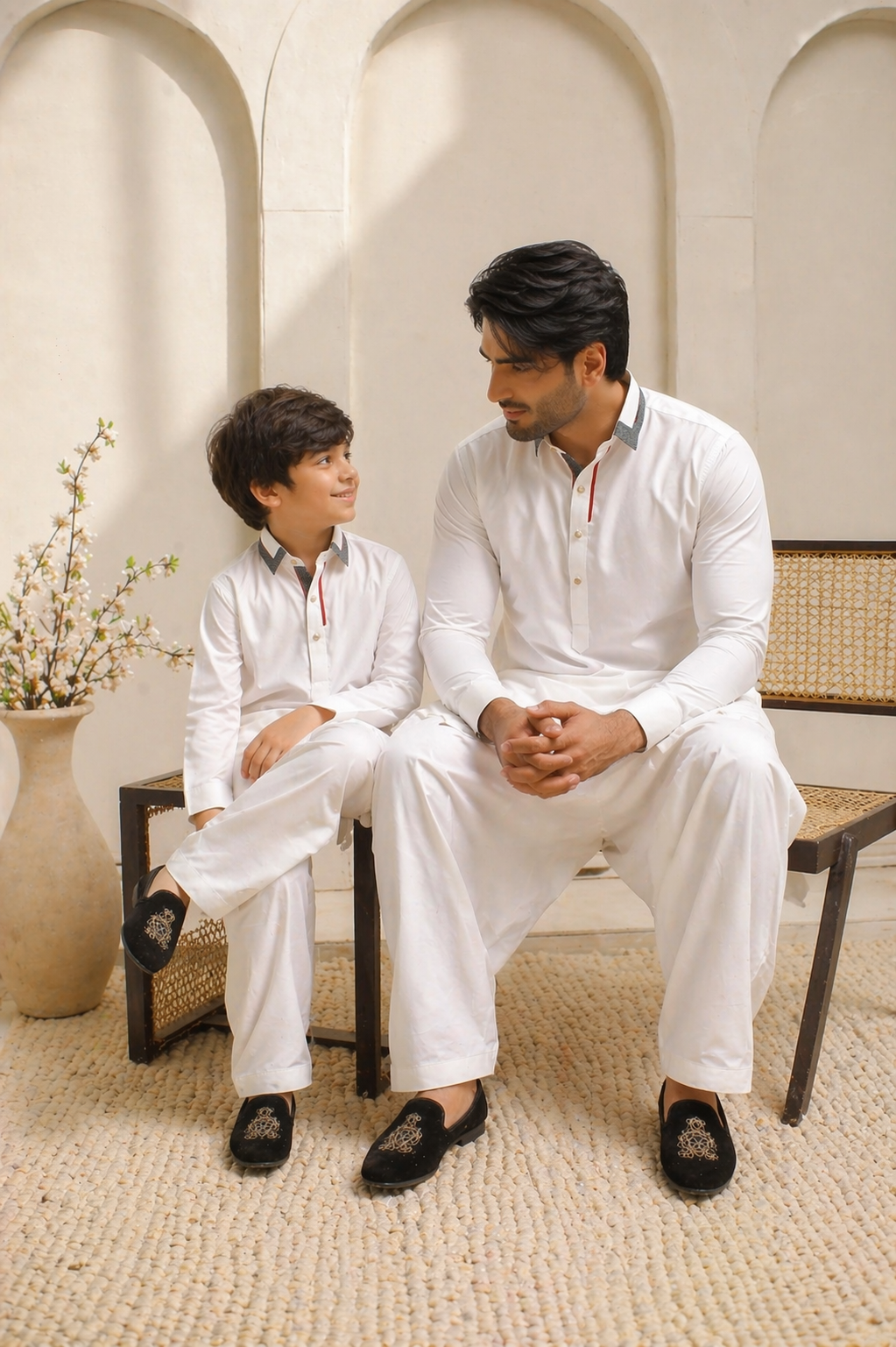 Porcelain Father & Son