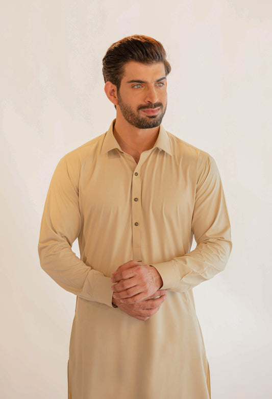 MC KS 34 Shalwar Kameez for Men – Tradition meets modern design in our exclusive collection. Explore innovative styles, including shalwar kameez with waistcoat, coat, and matching waistcoat. Elevate your fashion with the latest trends and classic charm.