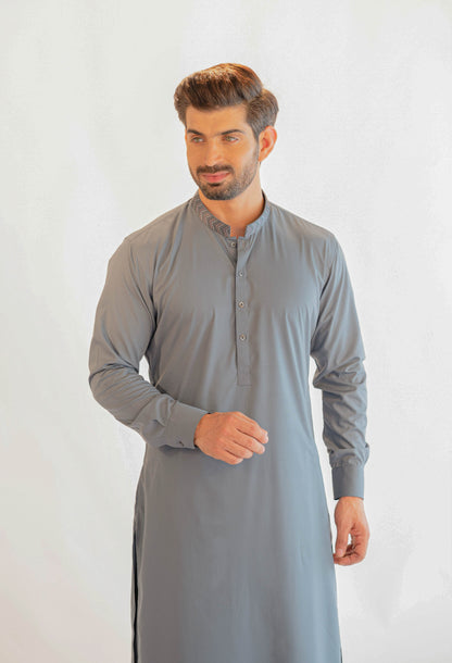 MC KS 38 Shalwar Kameez With Coat - Mashal Couture