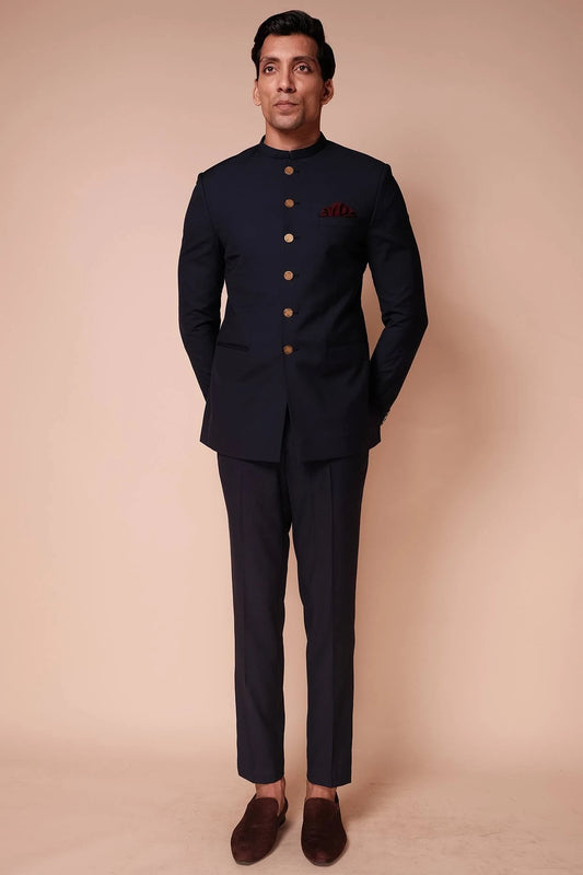 MC 125 Prince Coat For Men With Pant - Mashal Couture