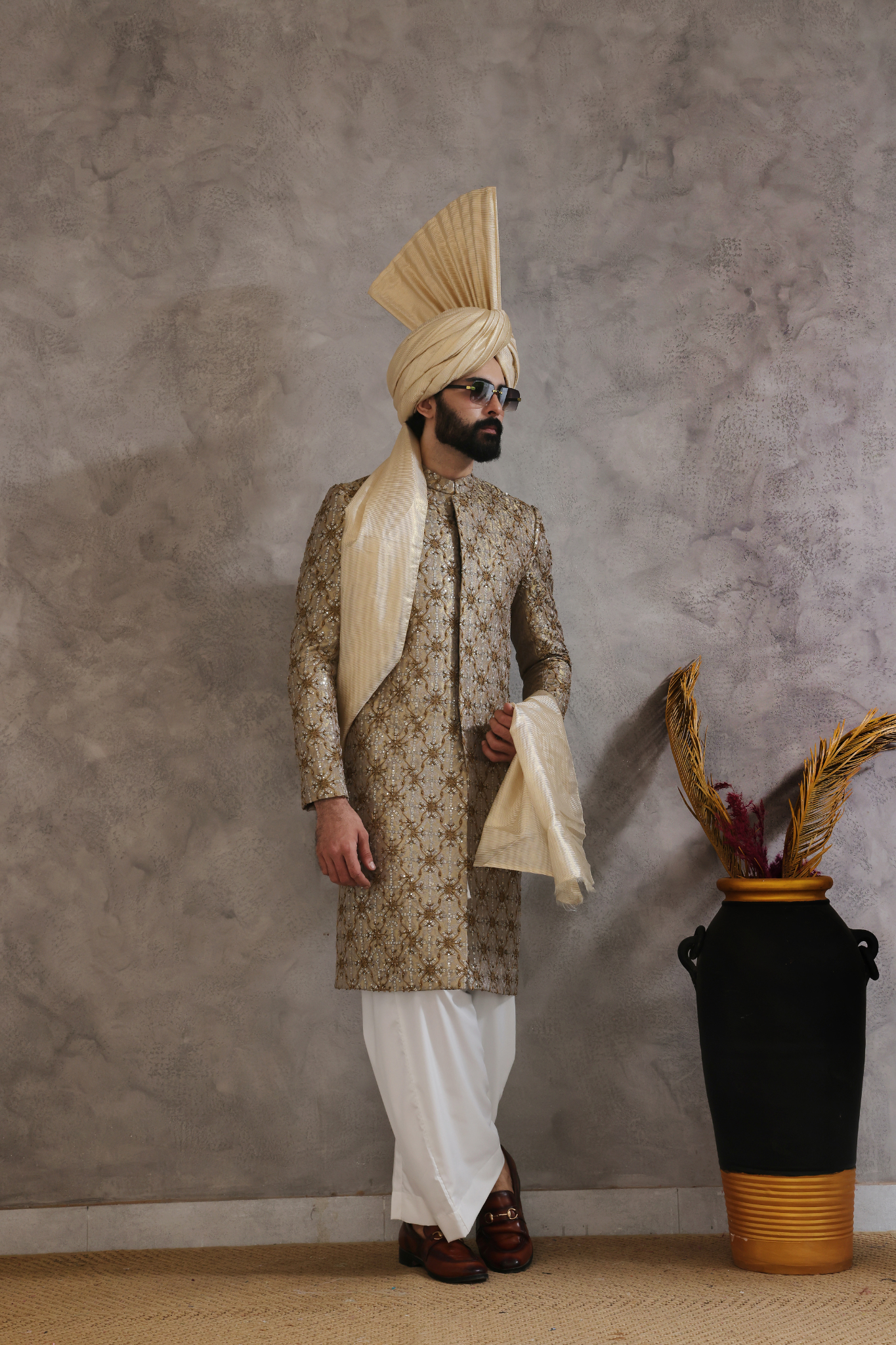 farshi Shalwar And Sherwani