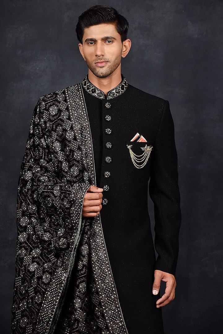 Black Shwal - Mashal Couture