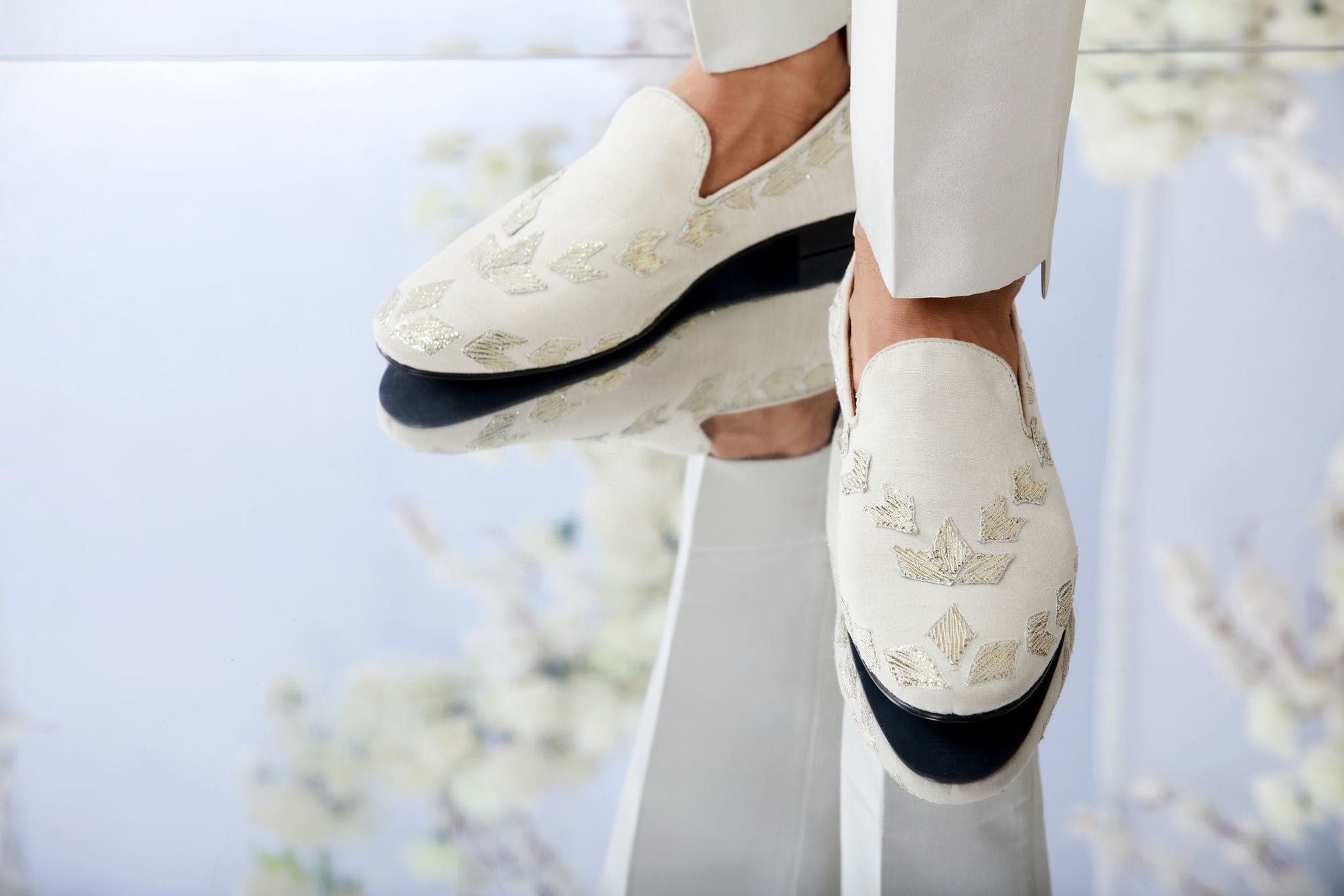White Shoes - Mashal Couture
