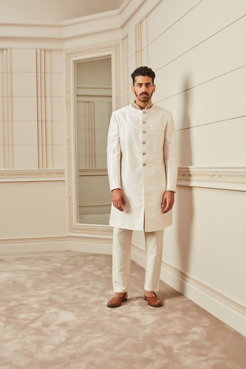 MC 502 Sapphire Cut Sherwani For Men - Mashal Couture